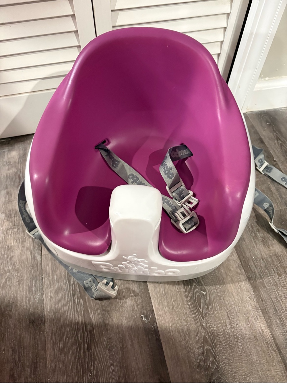 Bimbo Plum Portable Baby Seat with Safety Straps and table